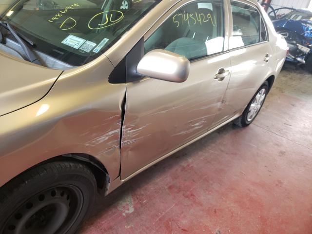 Photo 9 from auction – 2009 TOYOTA COROLLA BA with VIN 1NXBU40E39Z079293