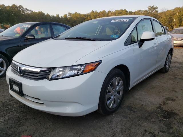 Photo 2 from auction – 2012 HONDA CIVIC LX with VIN 2HGFB2F50CH311206