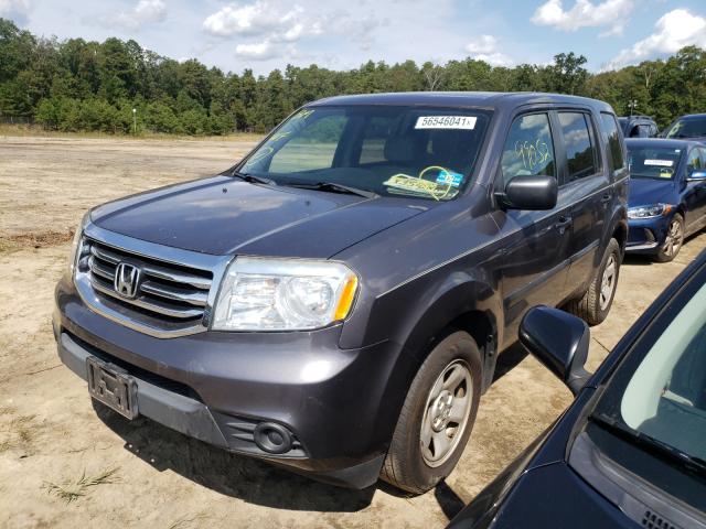 Photo 2 from auction – 2014 HONDA PILOT LX with VIN 5FNYF4H21EB017056