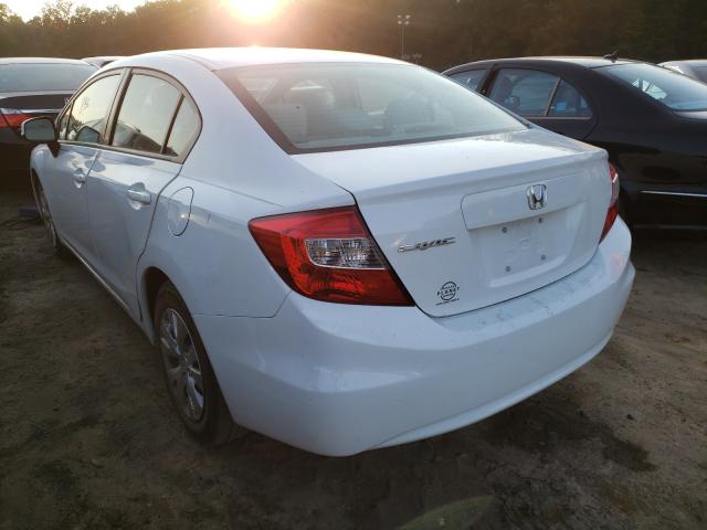 Photo 3 from auction – 2012 HONDA CIVIC LX with VIN 2HGFB2F50CH311206