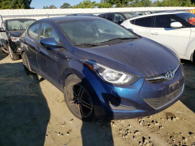 HYUNDAI ELANTRA SE 2016 with VIN 5NPDH4AE1GH783774 - Photo from auction