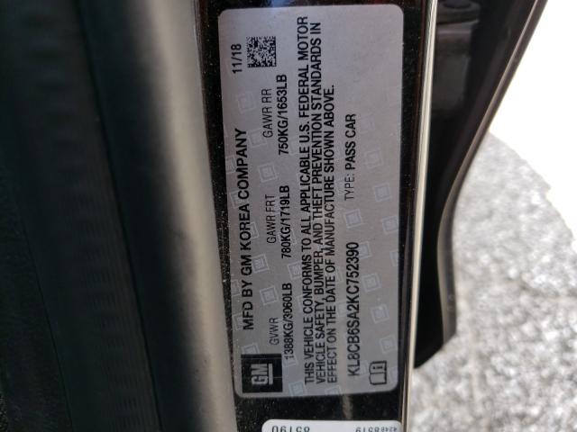 Zdjęcie 10 z aukcji – 2019 CHEVROLET SPARK LS z VIN KL8CB6SA2KC752390