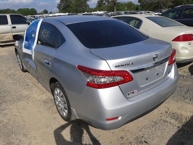 Photo 3 from auction – 2014 NISSAN SENTRA S with VIN 3N1AB7AP7EY264075