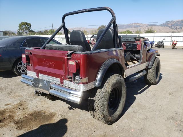 Photo 4 from auction – 1985 JEEP CJ7 with VIN 1JCCF87A6FT157174