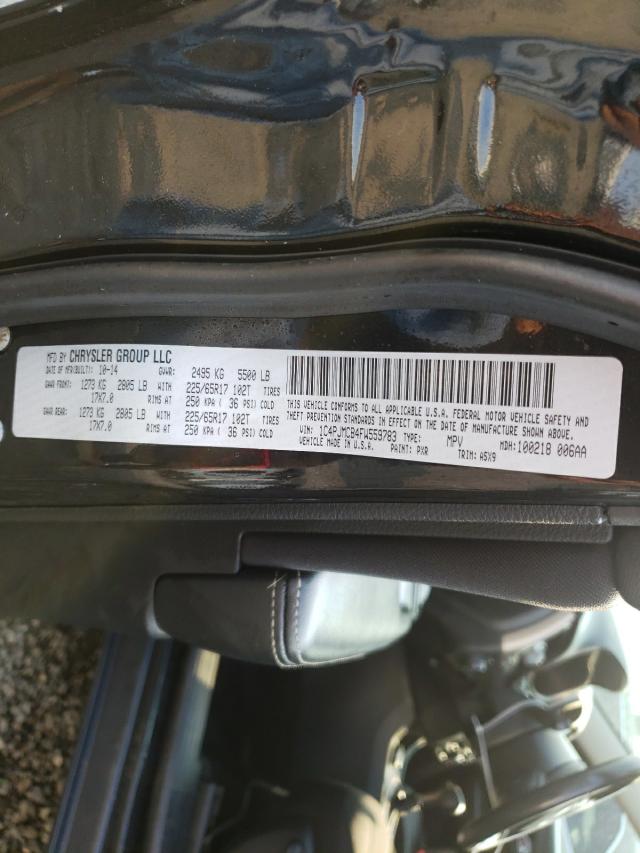Photo 10 from auction – 2015 JEEP CHEROKEE L with VIN 1C4PJMCB4FW559783