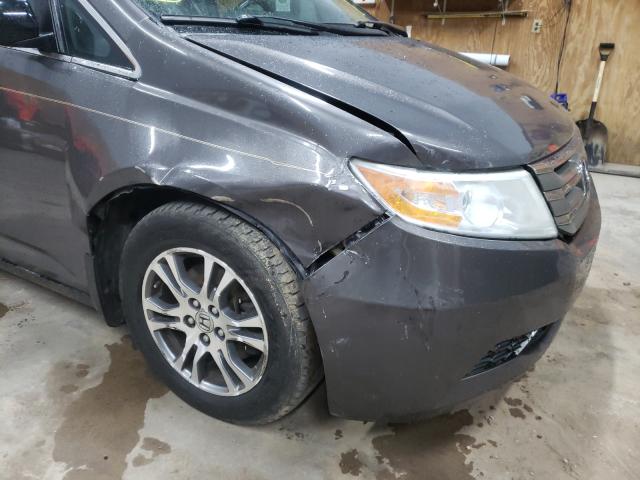 Photo 9 from auction – 2013 HONDA ODYSSEY EX with VIN 5FNRL5H60DB049565