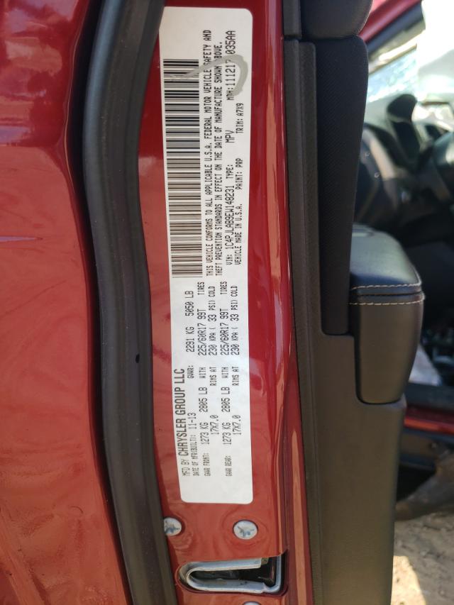 Photo 10 from auction – 2014 JEEP CHEROKEE S with VIN 1C4PJLAB9EW148231