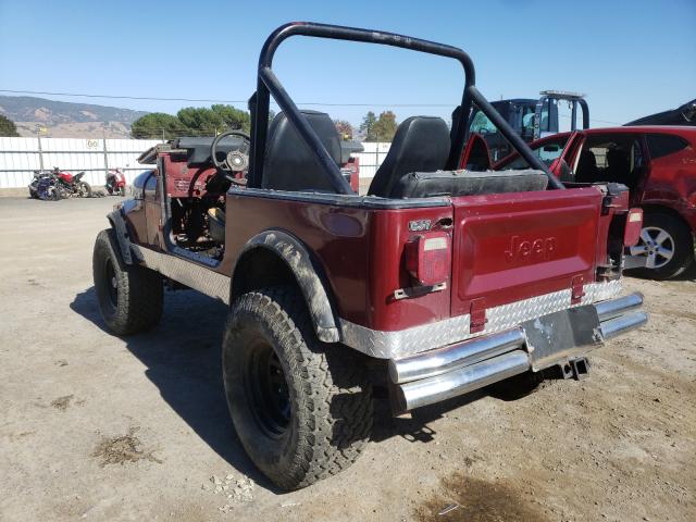 Photo 3 from auction – 1985 JEEP CJ7 with VIN 1JCCF87A6FT157174