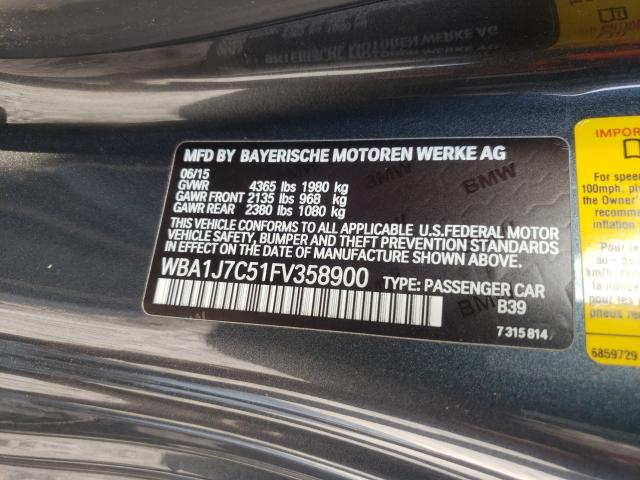 Zdjęcie 10 z aukcji – 2015 BMW M235I z VIN WBA1J7C51FV358900