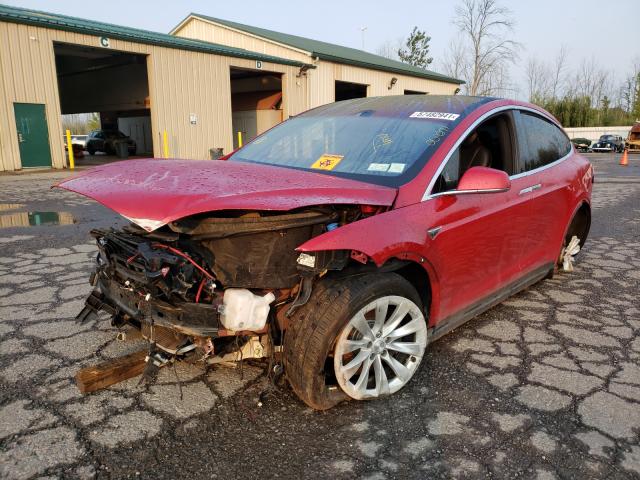 Photo 2 from auction – 2016 TESLA MODEL X with VIN 5YJXCBE26GF004271