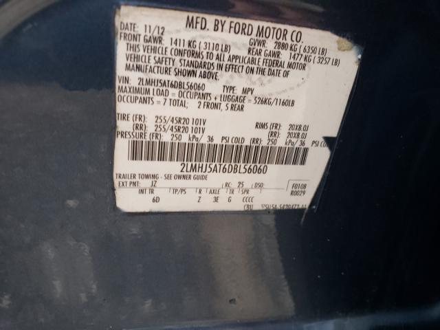 Photo 10 from auction – 2013 LINCOLN MKT with VIN 2LMHJ5AT6DBL56060