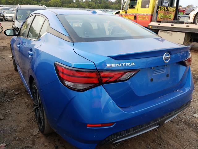 Photo 3 from auction – 2020 NISSAN SENTRA SR with VIN 3N1AB8DV7LY307102