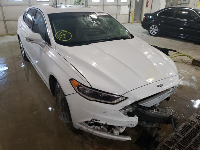 FORD FUSION SE 2017 with VIN 3FA6P0HD8HR126864 - Photo from auction