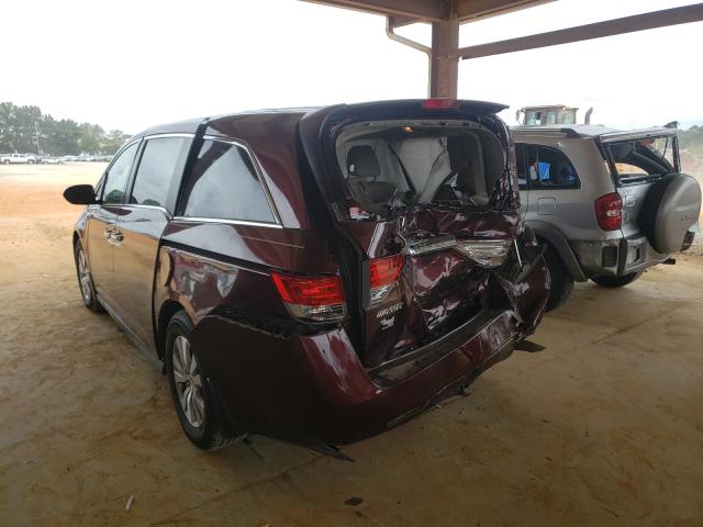 Photo 3 from auction – 2014 HONDA ODYSSEY EX with VIN 5FNRL5H61EB127109
