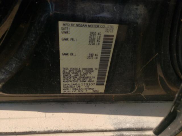 Photo 10 from auction – 2014 NISSAN ALTIMA 2.5 with VIN 1N4AL3AP3EC150107