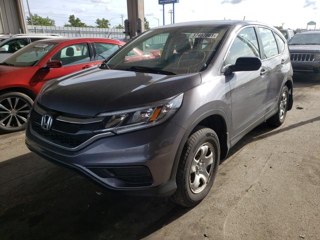 Photo 2 from auction – 2016 HONDA CR-V LX with VIN 5J6RM4H31GL133273
