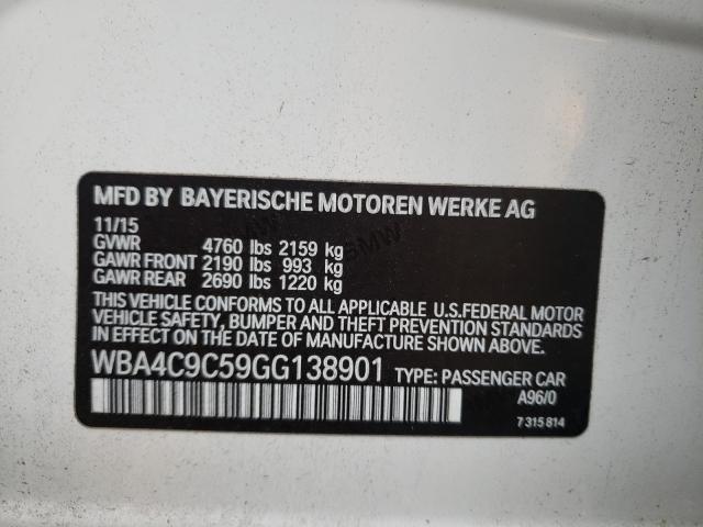 Photo 10 from auction – 2016 BMW 428 XI GRA with VIN WBA4C9C59GG138901