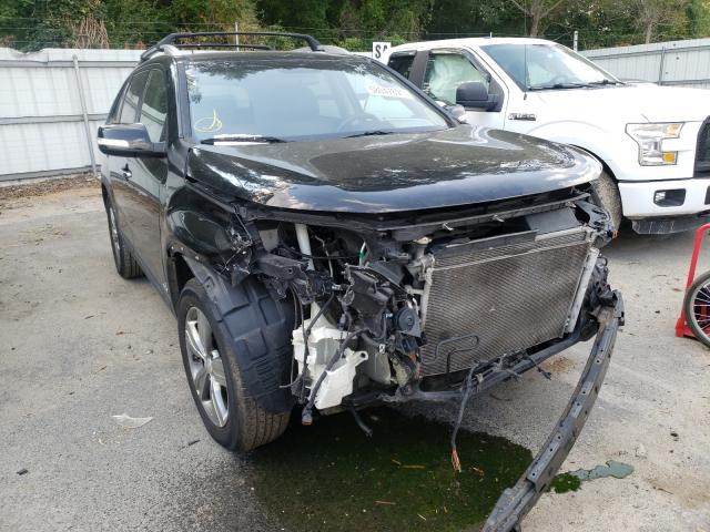 KIA SORENTO EX 2013 with VIN 5XYKUDA29DG378256 - Photo from auction