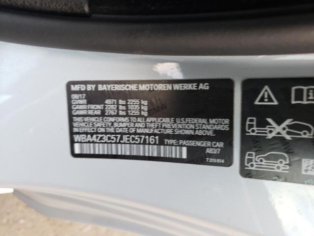 Photo 10 from auction – 2018 BMW 430XI with VIN WBA4Z3C57JEC57161