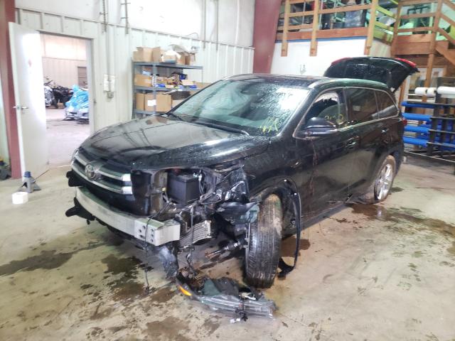 Photo 2 from auction – 2017 TOYOTA HIGHLANDER with VIN 5TDYZRFH3HS229484