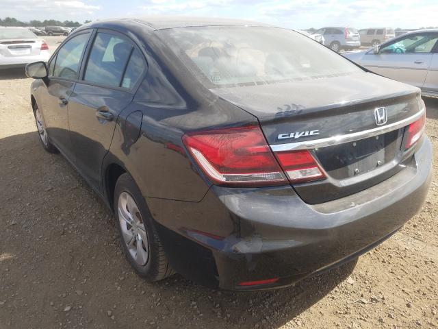 Photo 3 from auction – 2013 HONDA CIVIC LX with VIN 19XFB2F55DE010491