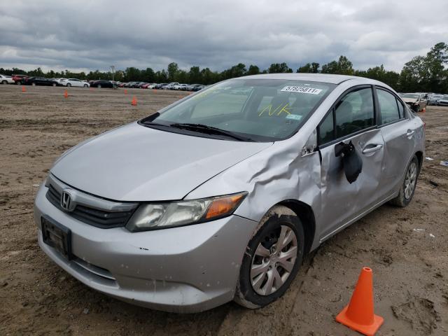 Photo 2 from auction – 2012 HONDA CIVIC LX with VIN 19XFB2F52CE028185