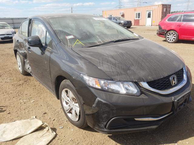HONDA CIVIC LX 2013 with VIN 19XFB2F55DE010491 - Photo from auction