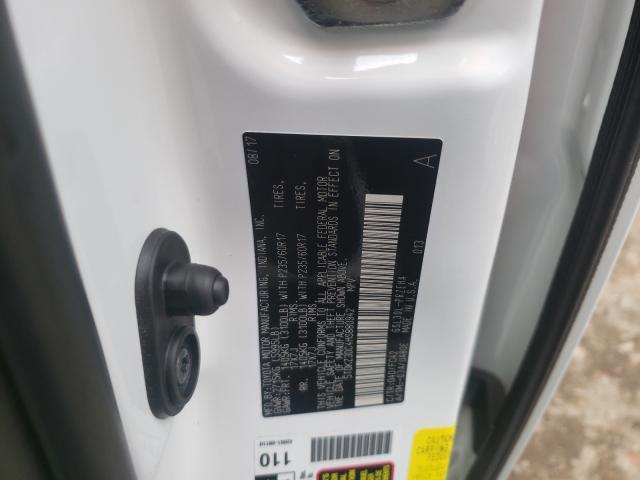Photo 10 from auction – 2017 TOYOTA SIENNA LE with VIN 5TDKZ3DC4HS880942