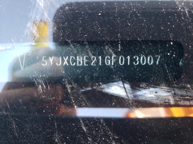 Photo 10 from auction – 2016 TESLA MODEL X with VIN 5YJXCBE21GF013007