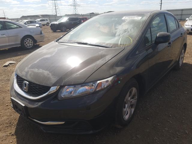 Photo 2 from auction – 2013 HONDA CIVIC LX with VIN 19XFB2F55DE010491