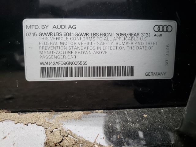 Photo 10 from auction – 2016 AUDI A8 L QUATT with VIN WAU43AFD9GN005569