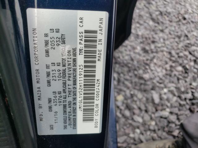 Photo 10 from auction – 2017 MAZDA 6 TOURING with VIN JM1GL1V52H1119125