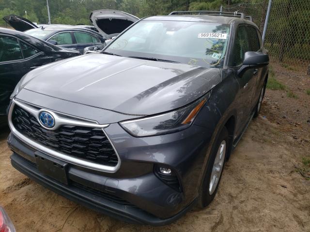 Photo 2 from auction – 2021 TOYOTA HIGHLANDER with VIN 5TDBBRCH9MS523724