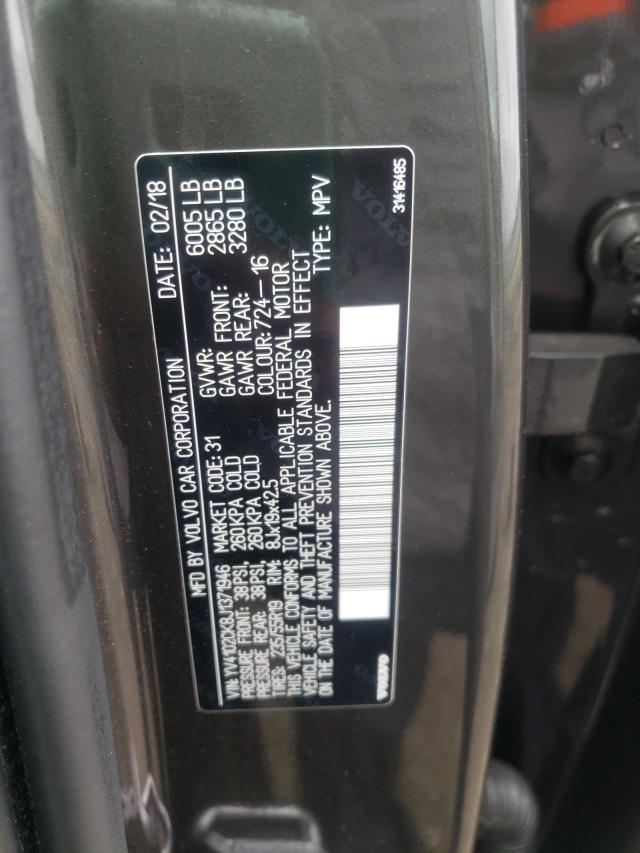 Photo 10 from auction – 2018 VOLVO XC90 T5 with VIN YV4102CK8J1371946