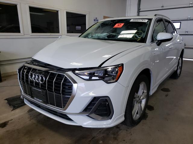 Photo 2 from auction – 2021 AUDI Q3 PREMIUM with VIN WA1DECF37M1012338