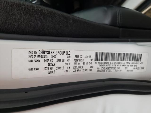 Photo 10 from auction – 2013 DODGE DURANGO SX with VIN 1C4RDJAG6DC672985
