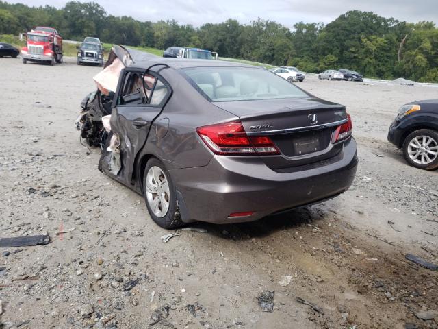 Photo 3 from auction – 2014 HONDA CIVIC LX with VIN 19XFB2F5XEE246474