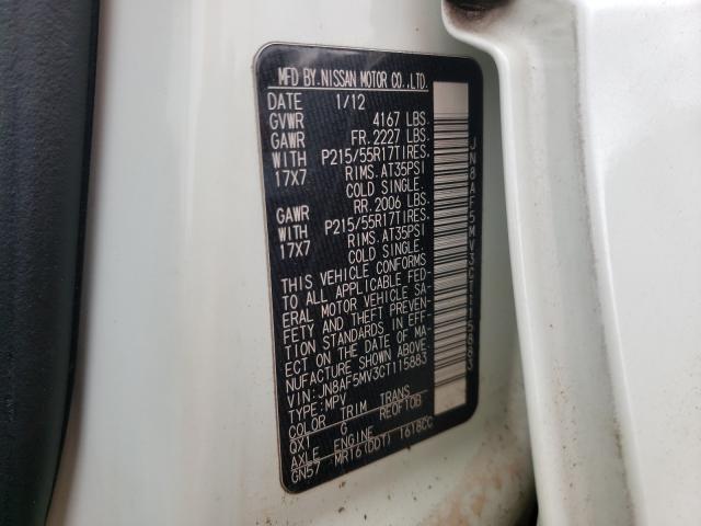 Photo 10 from auction – 2012 NISSAN JUKE S with VIN JN8AF5MV3CT115883