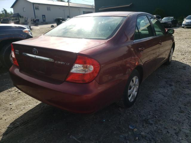 Photo 4 from auction – 2004 TOYOTA CAMRY LE with VIN 4T1BE32K44U331670