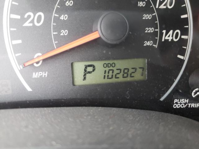Photo 8 from auction – 2009 TOYOTA COROLLA BA with VIN JTDBL40E199078038