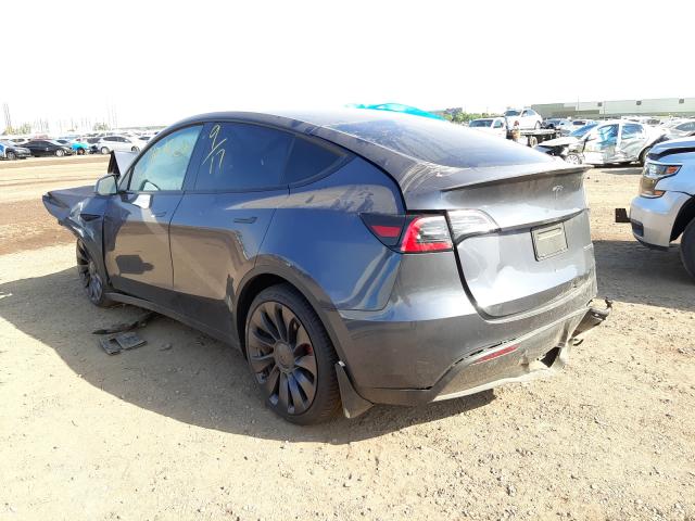 Photo 3 from auction – 2020 TESLA MODEL Y with VIN 5YJYGDEF1LF043335