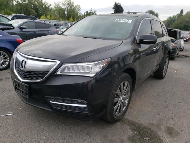Photo 2 from auction – 2014 ACURA MDX TECHNO with VIN 5FRYD4H48EB013799
