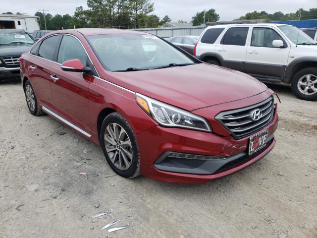 HYUNDAI SONATA SPO 2015 with VIN 5NPE34AF8FH233918 - Photo from auction