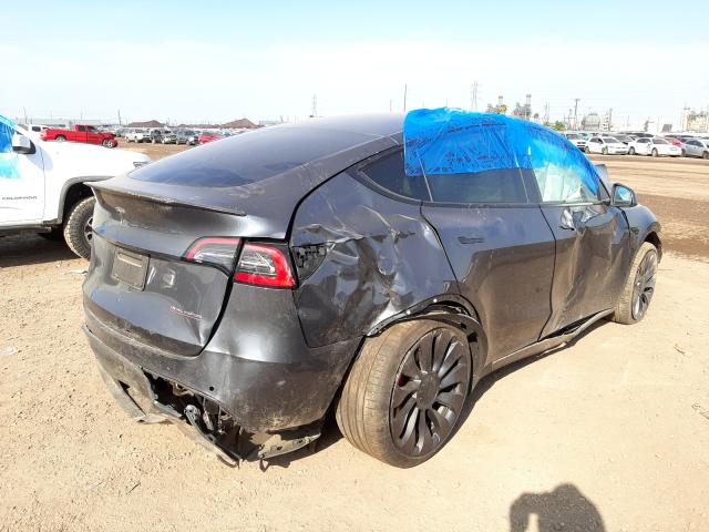 Photo 4 from auction – 2020 TESLA MODEL Y with VIN 5YJYGDEF1LF043335