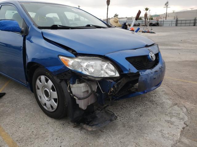 Photo 9 from auction – 2009 TOYOTA COROLLA BA with VIN JTDBL40E199078038