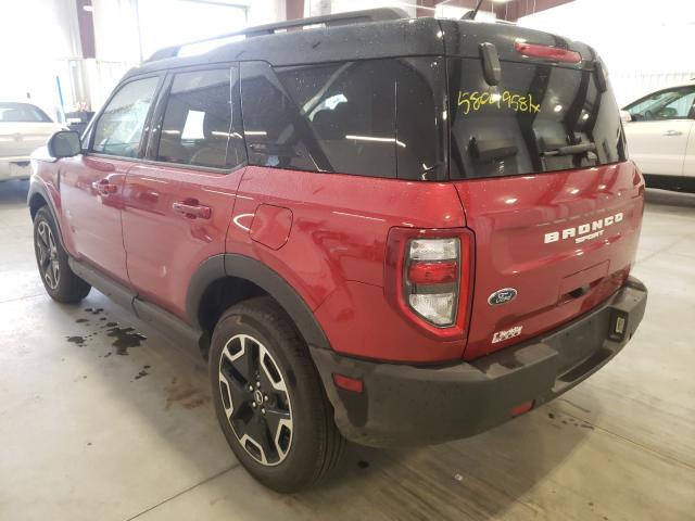 Photo 3 from auction – 2021 FORD BRONCO SPO with VIN 3FMCR9C67MRA79014