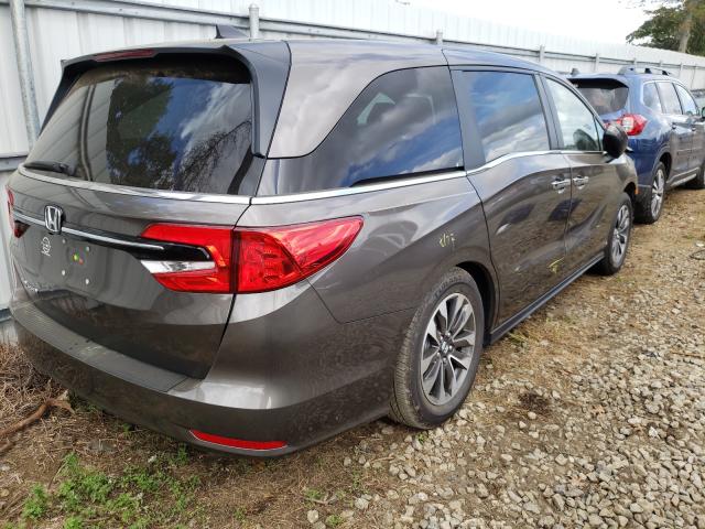 Photo 4 from auction – 2021 HONDA ODYSSEY EX with VIN 5FNRL6H72MB012709