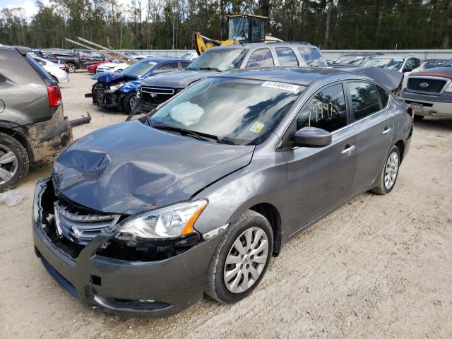 Photo 2 from auction – 2015 NISSAN SENTRA S with VIN 3N1AB7AP6FL695876