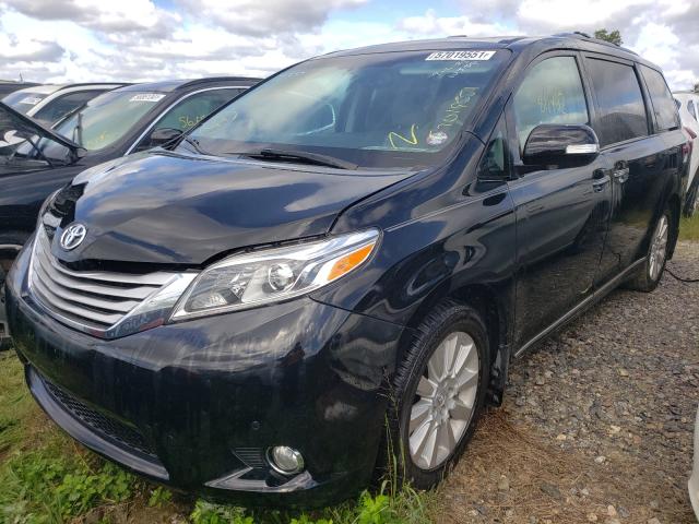 Photo 2 from auction – 2015 TOYOTA SIENNA XLE with VIN 5TDDK3DC1FS111213