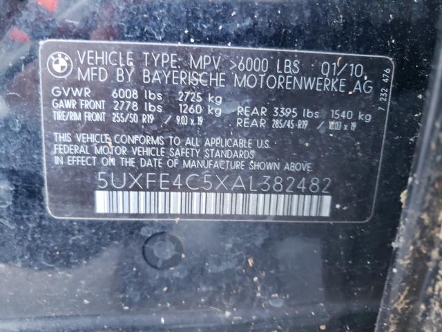 Photo 10 from auction – 2010 BMW X5 XDRIVE3 with VIN 5UXFE4C5XAL382482